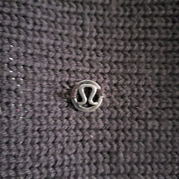Lululemon Athletica Black Merino Wool Open Cardigan Sweater Size 2 - Picture 5 of 6